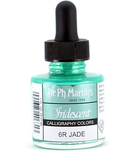 (未使用･未開封品)　Dr. Ph. Martin&#39;s Iridescent Calligraphy Color 1.0 oz Crystal Mint (22R) 7z28pnb IRID10OZS22R.ALT1.